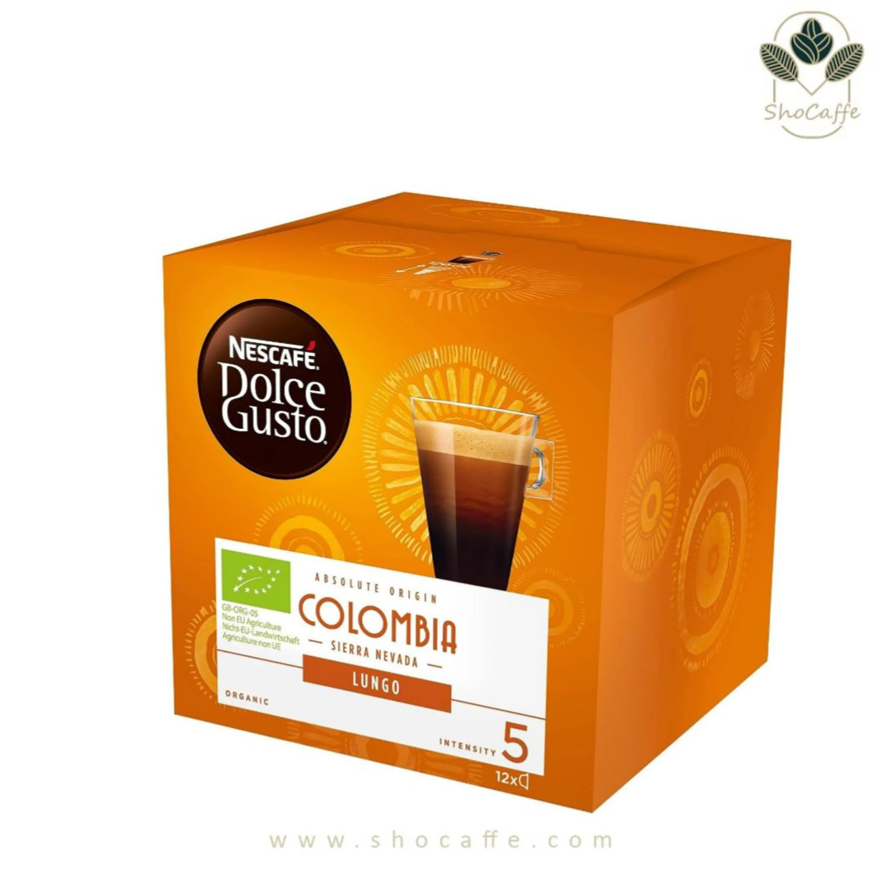 کپسول قهوه دولچه گوستو مدل لانگو کلمبیا Lungo Colombia